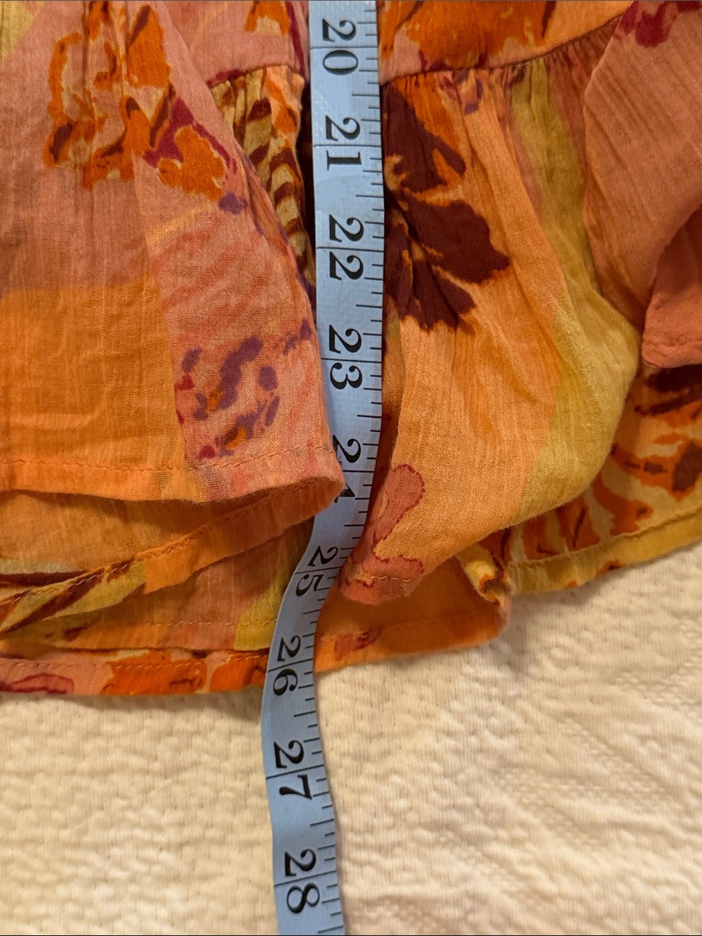 Free People Pumkpin Spice Summer Mini Dress L - Picture 13 of 14